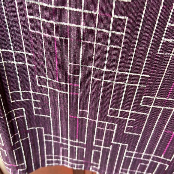 CALVIN KLEIN purple high neck sleeveless top size Large - Picture 5 of 8